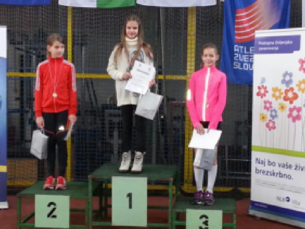 Prvenstvo Slovenije v dvorani za pionirje in pionirke U12 v Ljubljani