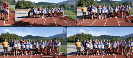 Srečanje smučarjev, hokejistov in atletov